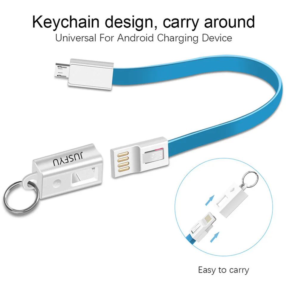 Портативный кабель Micro USB для iPhone 11 7 8 Plus X XS Max XR мобильный телефон с быстрой