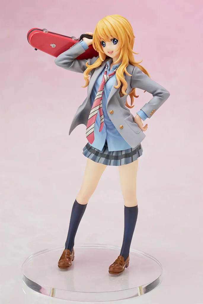 Аниме ваша лежа в апреле Miyazono Kaori модель игрушки милая Униформа 1/8 девочка фигурки