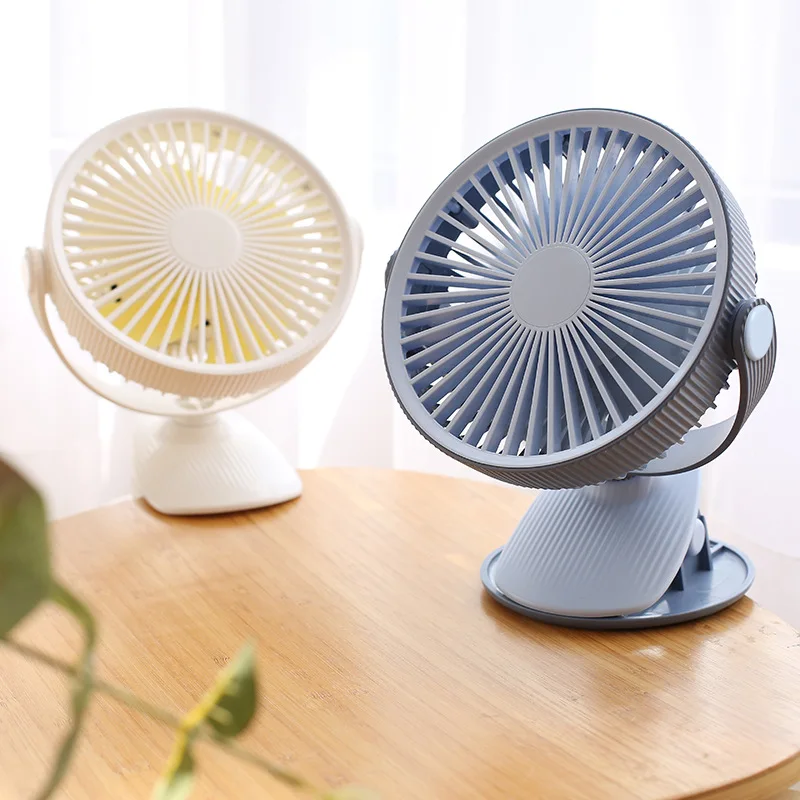 DHaws 360 градусов вращения Mini USB перезаряжаемые Air Cooling вентилятор с зажимом