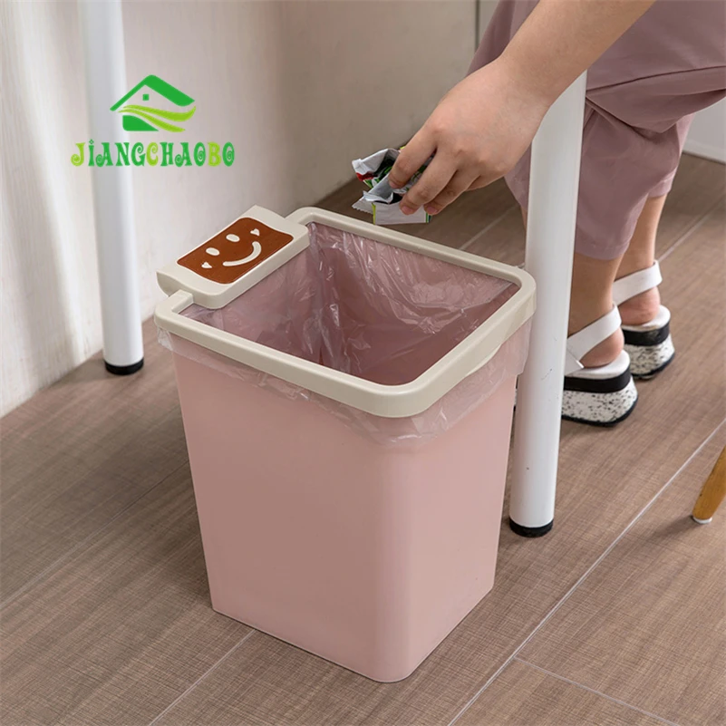 Квадратная корзина для мусора JiangChaoBo без крышки из пластиковой бумаги