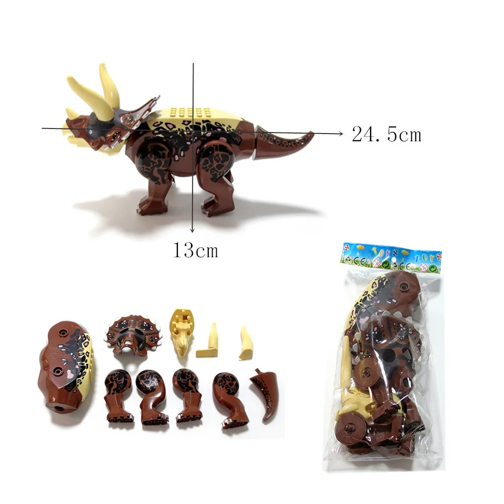 Мир Парк Юрского периода 2019 Раптор динозавр Tanystropheus Triceratops фигурки строительные