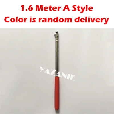 1.6 Meters A style YAZANIE 1 м 1,2 м 1,4 м 1,6 м 1,8 м 2 м флагштоки телескопические флагштоки из нержавеющей стали для обучения гида с губчатой крышкой - Цвет: 1.6 Meters A style