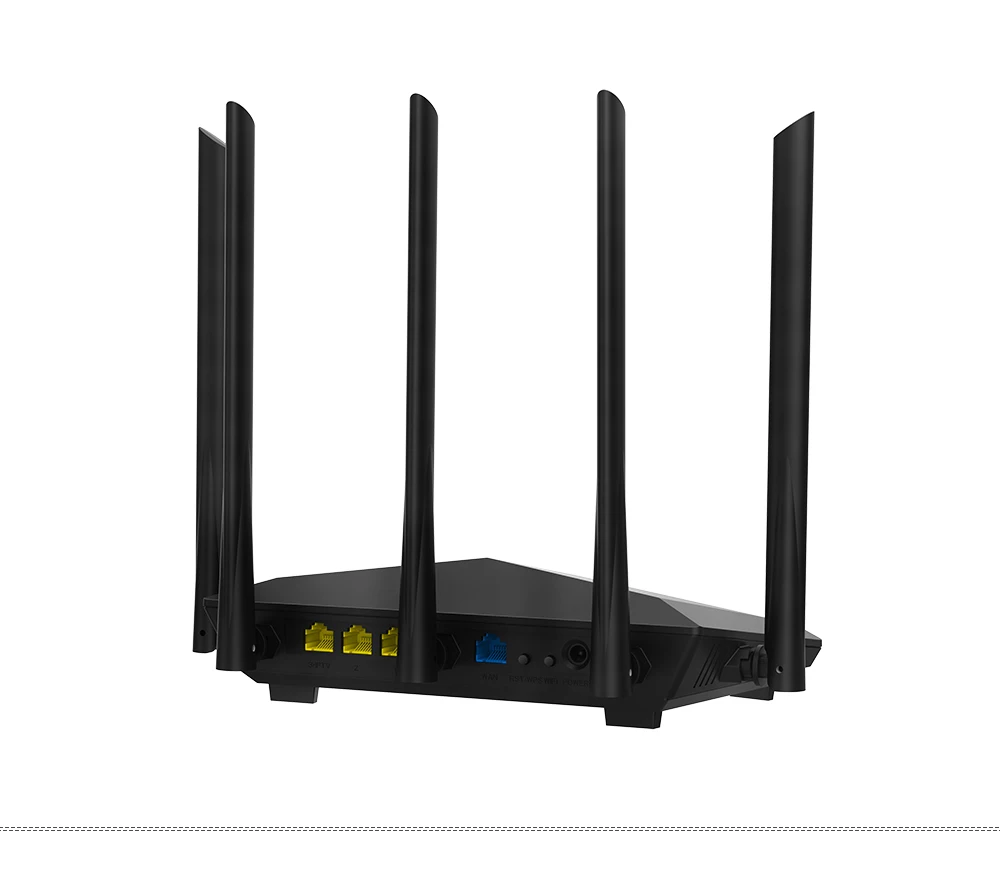 Tenda AC7 Беспроводной Wi-Fi маршрутизатор 5* 6dbi антенны с высоким коэффициентом усиления 11AC 1200 Мбит/с 2,4 ГГц/5,0 ггц Wifi повторитель 1* WAN 3* LAN умное управление приложением