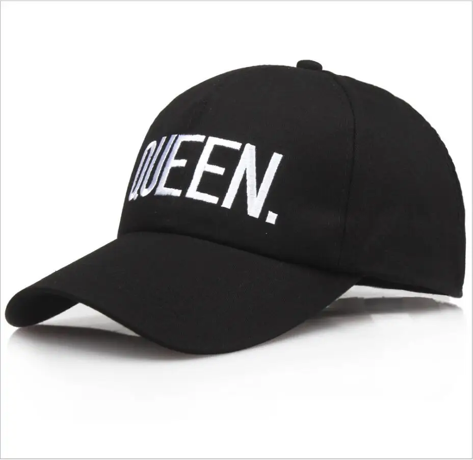 KING QUEEN Бейсбол кепки Snapback для мужчин женщин козырек s папа кость белый черный пара