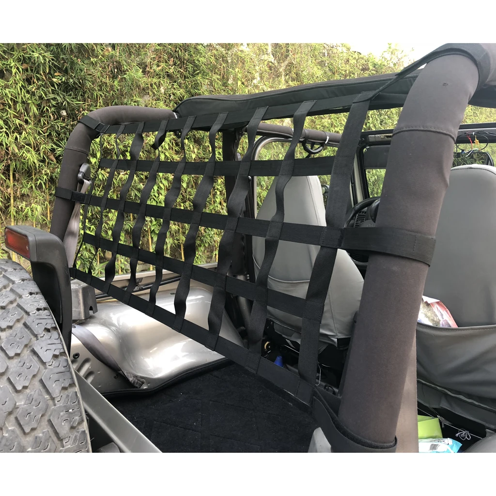 Простая установка сеть для заднего окна гамак крыши Wrangler 97 17 автозапчасти toit Net