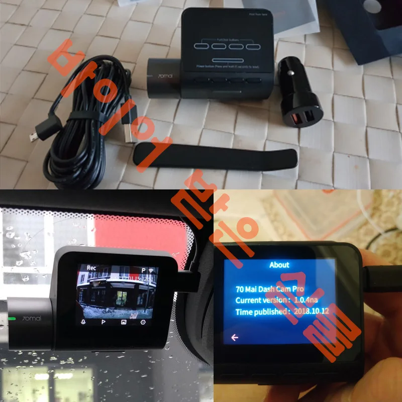 Xiaomi 70mai Pro Автомобильный видеорегистратор 1944P 24H парковка Motinor Английский Голос ADAS