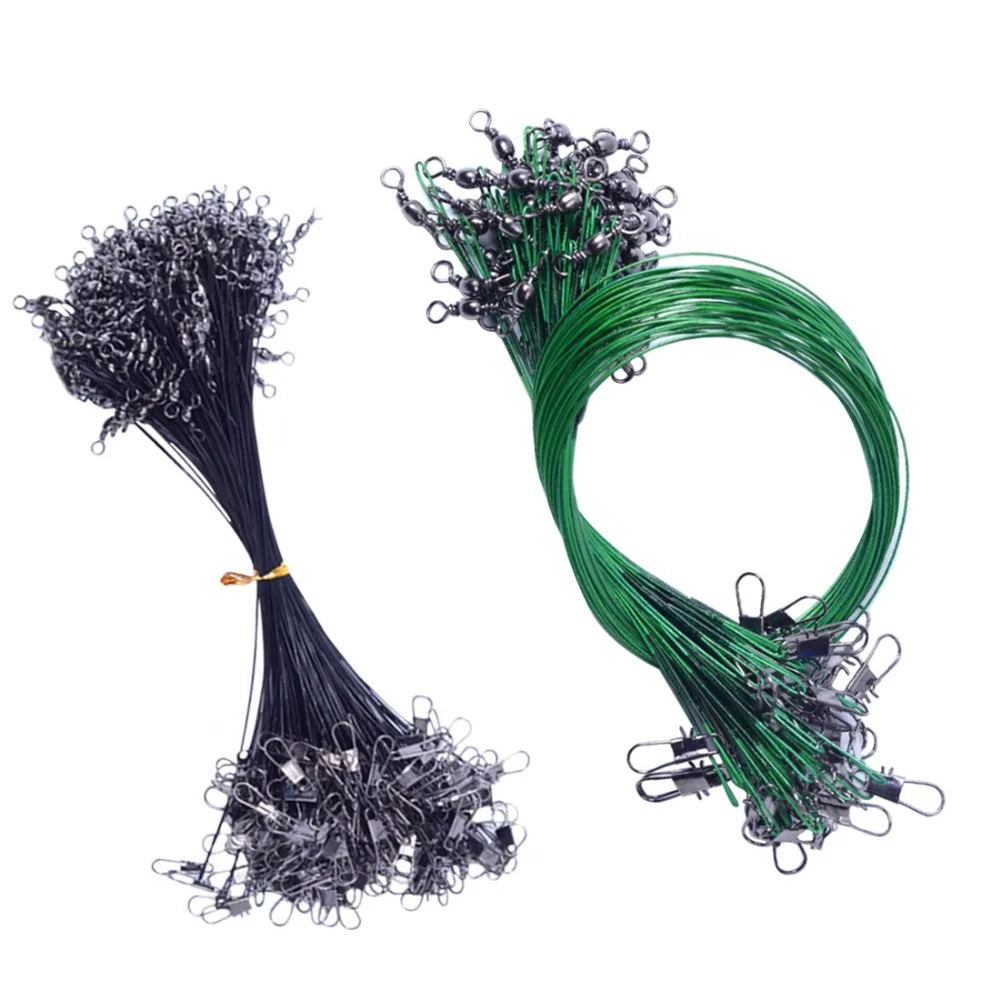 Новое поступление 10 шт./лот Анти Укус стальной рыболовный лидер провод