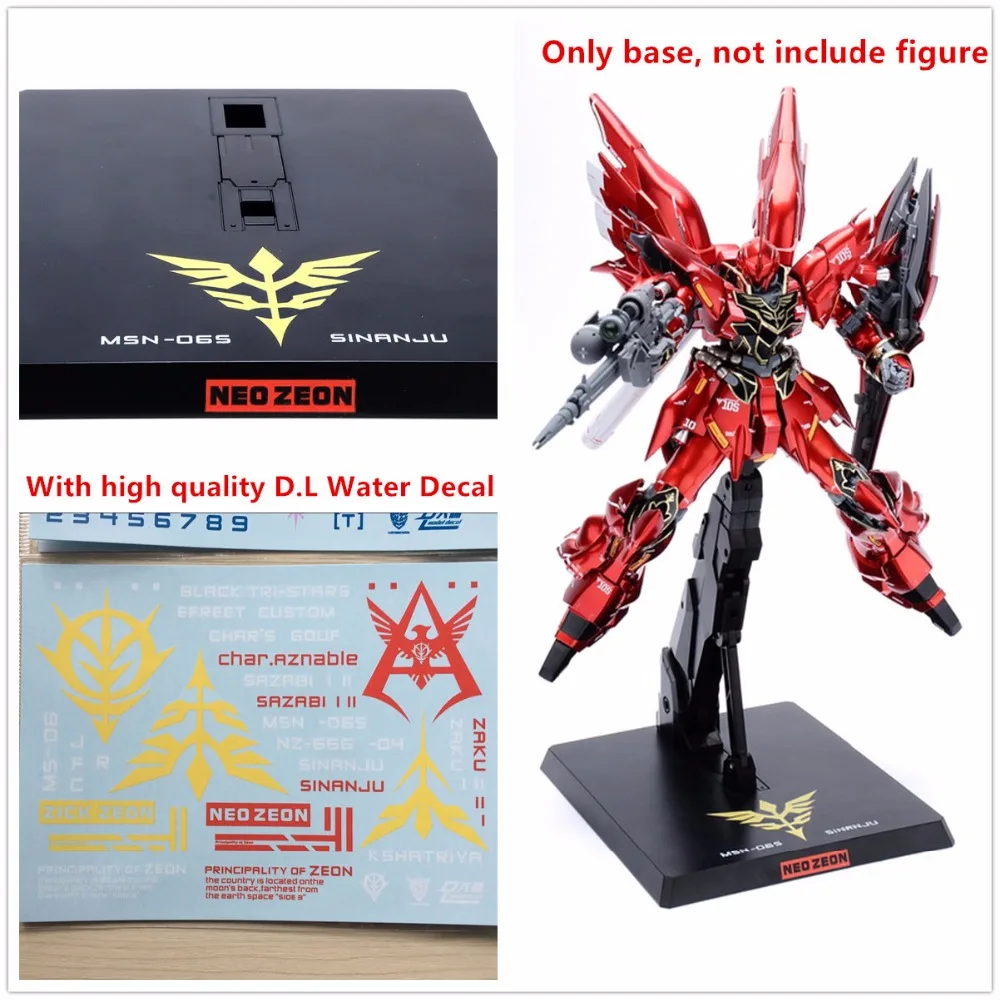 

Fortress model MB style Zeon Display Base for MB MG 1/100 Sazabi Zaku Black Tri-Stars DB014