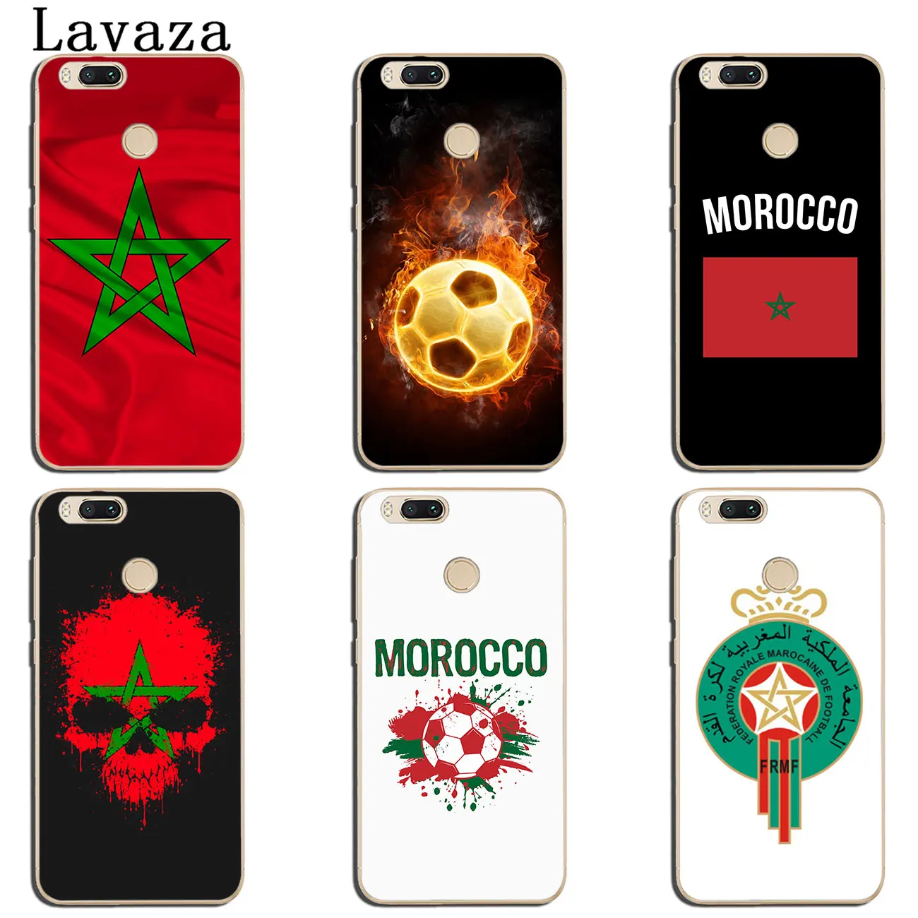 Твердый чехол для телефона Lavaza Morocco Soccer football flag Xiaomi Redmi 8A 7A 6A 5A K20 Note 8 8T 7 5 6 Pro 4