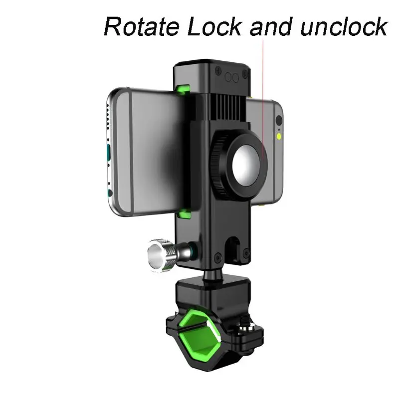 Multi-functional Bicycle Handlebar Mount Bracket Motorbike Phone Holder With Compass for iPhone Samsung 3.5-6.5 inch Cel | Автомобили и