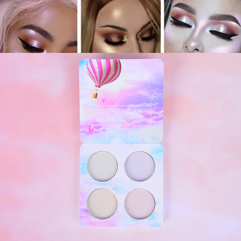 Русалка текстуры блеск для век Хамелеон Маркер палитры Shimmer лицо макияж Eye Shadow 4