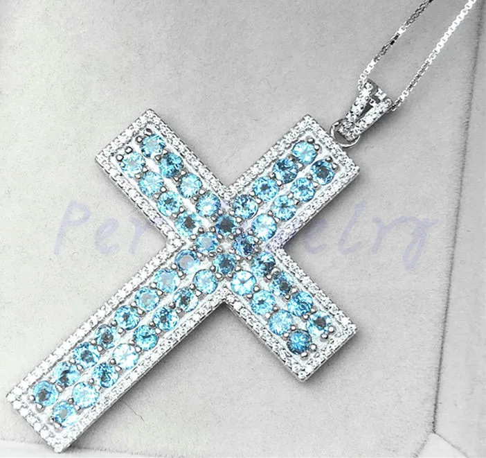 Большой кулон с натуральным гранатом в виде креста серебро 925 пробы бесплатная