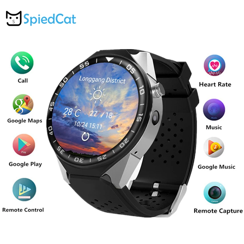 Спортивные Смарт часы для фитнеса KW88 PRO samsung gear s3 с 2MP Камера Встроенная память sim