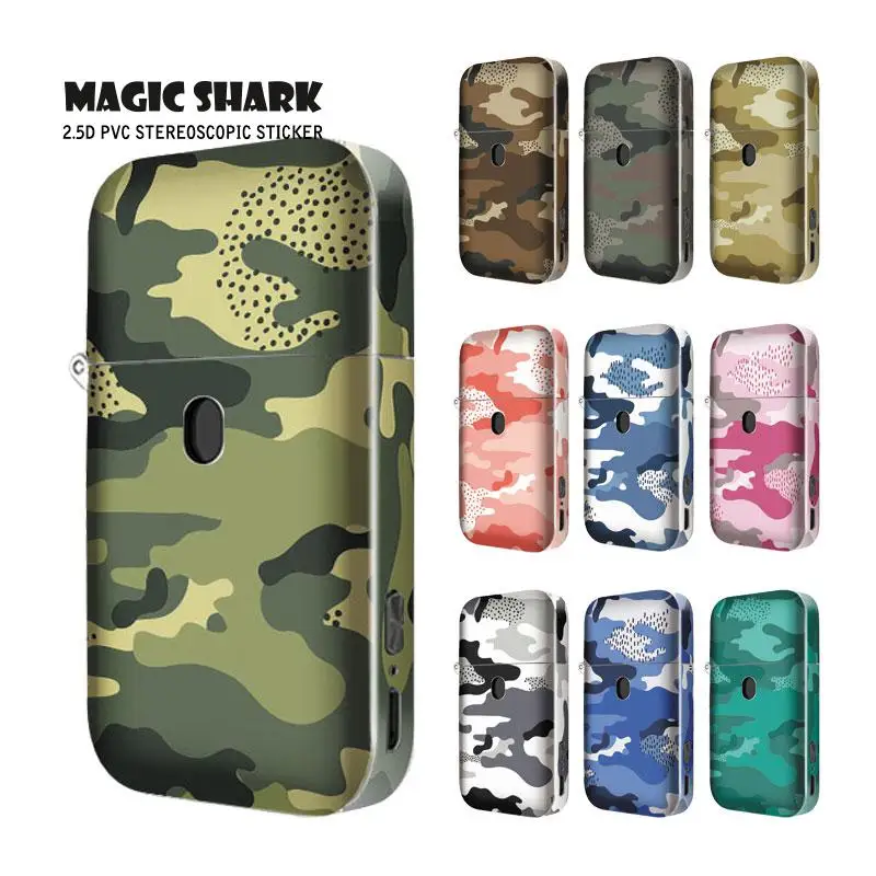 Magic Shark военный камуфляж высокое качество 2.5D ультра тонкий чехол с наклейкой