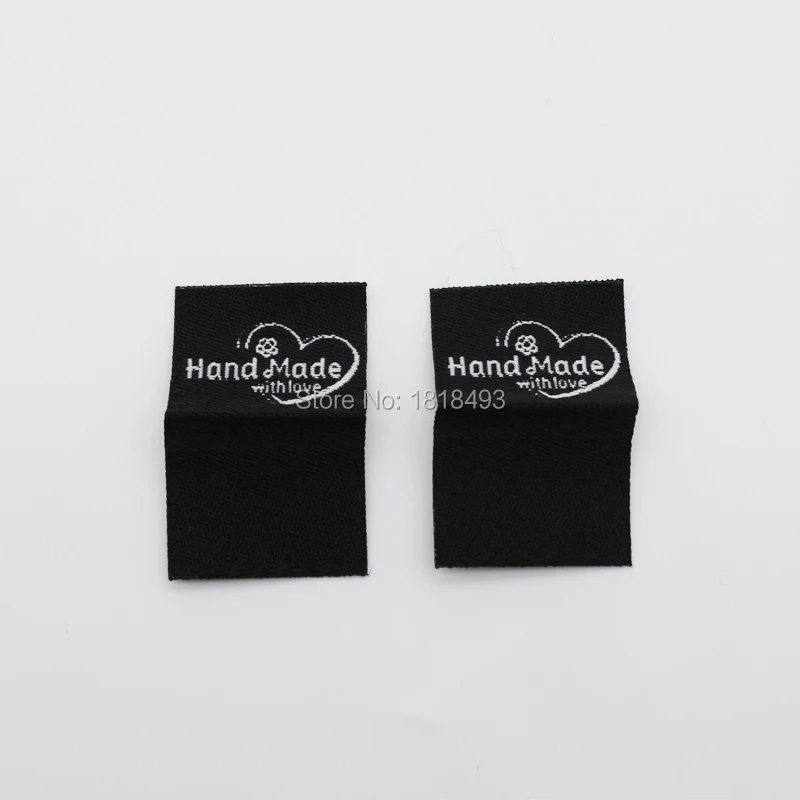free shipping wholesales handmade tags/woven labels for items clothing label | Дом и сад