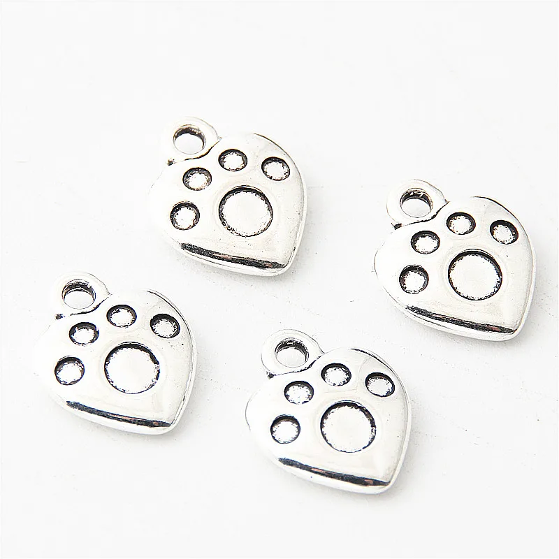 20 шт. серебряный цвет маленькая милая собака фотография оптовая продажа 16x12 мм A3055