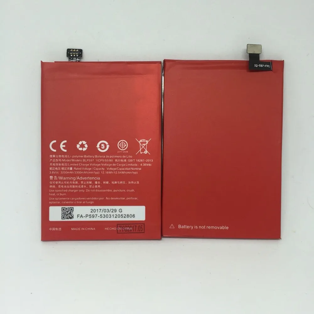 Аккумулятор jinsuli мобильный телефон BLP597 для Oneplus 2 Oneplus2 One Plus Two 3300 мАч аккумулятор