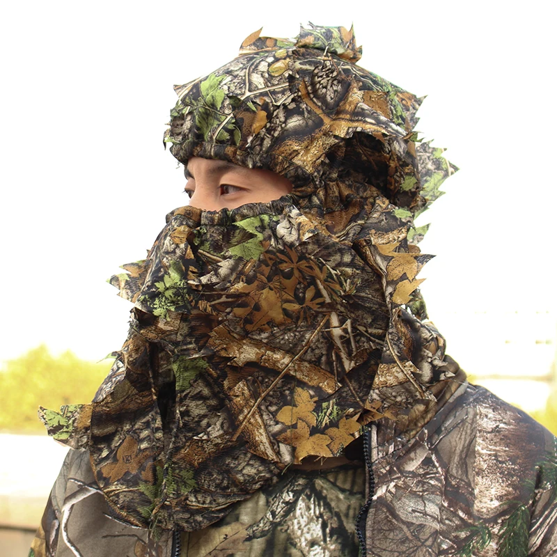 Унисекс Открытый Охота кепки Рыбалка Велоспорт Bionic Камуфляж уход за кожей лица и