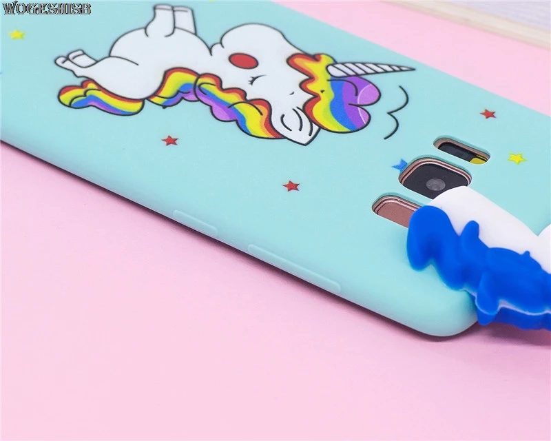 Милый 3D с мультипликационной куклой и ТПУ чехол для телефона Samsung Galaxy S8/S8 плюс