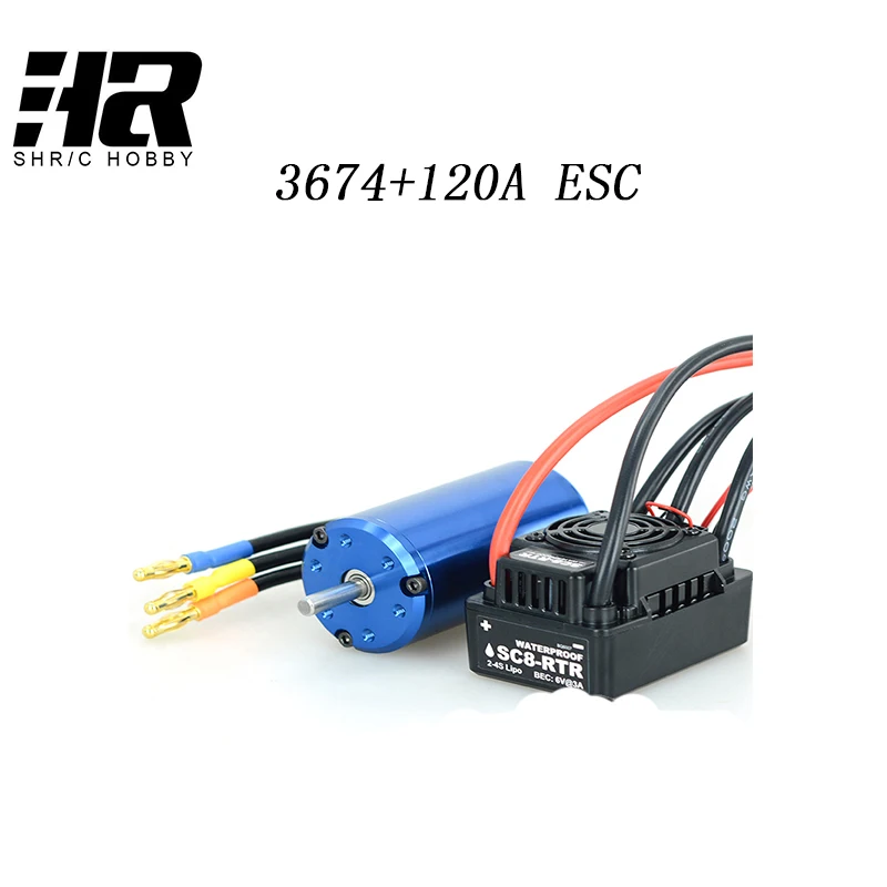 RC автомобиль 1/10 обновления двигателя Водонепроницаемый 3660 3665 3674 4074 3800KV