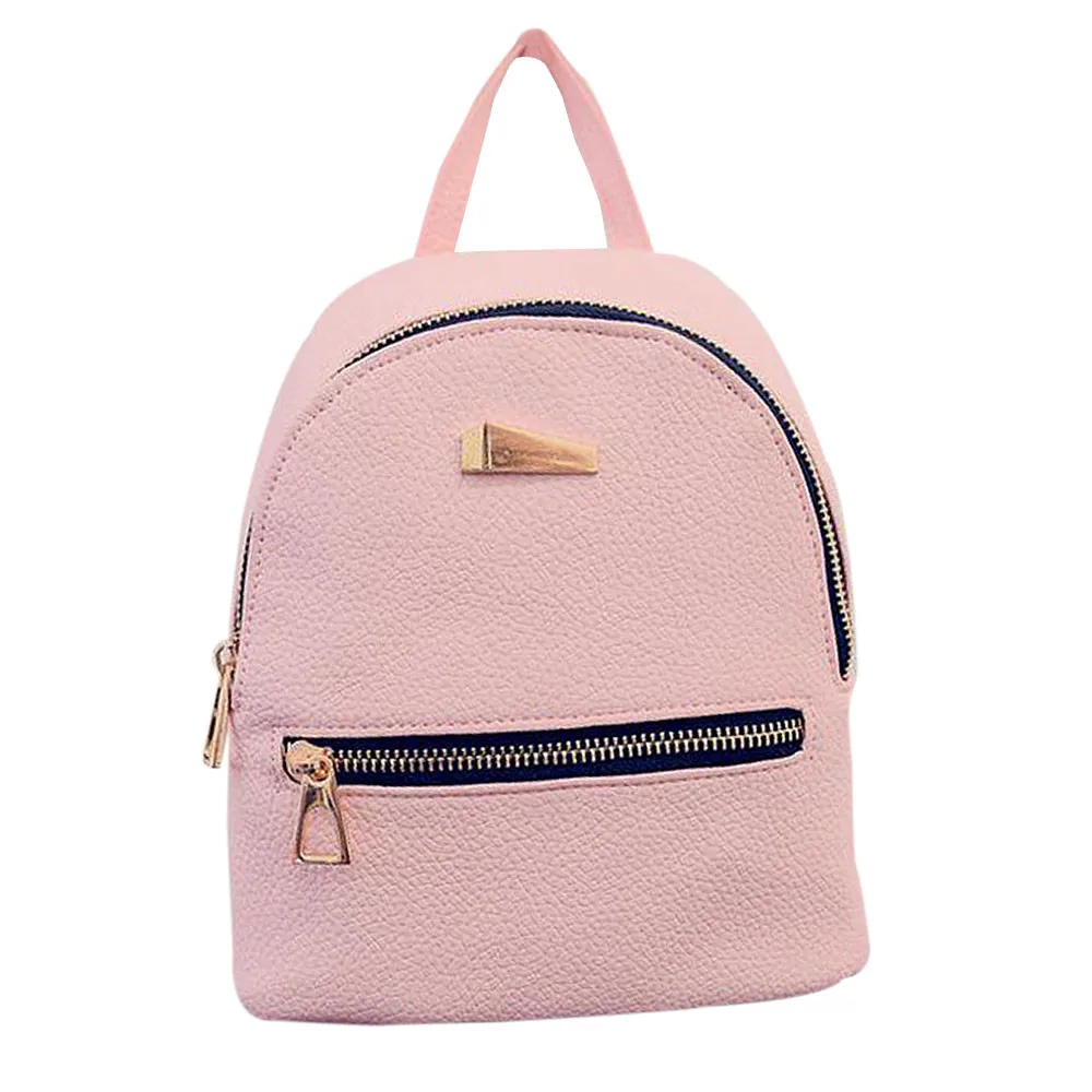 Модный женский рюкзак из ПУ кожи мини дорожная сумка через плечо белый Cmall #5