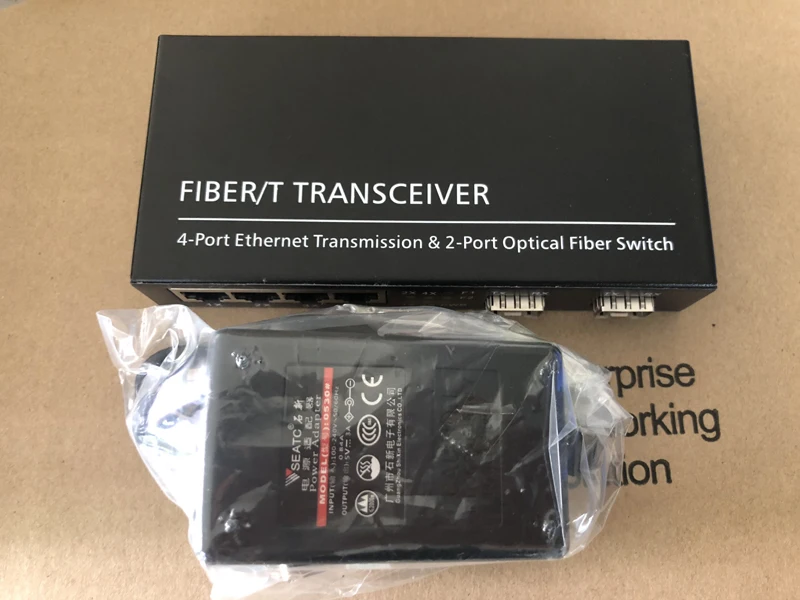 2 Giga SFP и 4 1000 Мбит/с порт Tx оптоволоконный переключатель медиаконвертер |