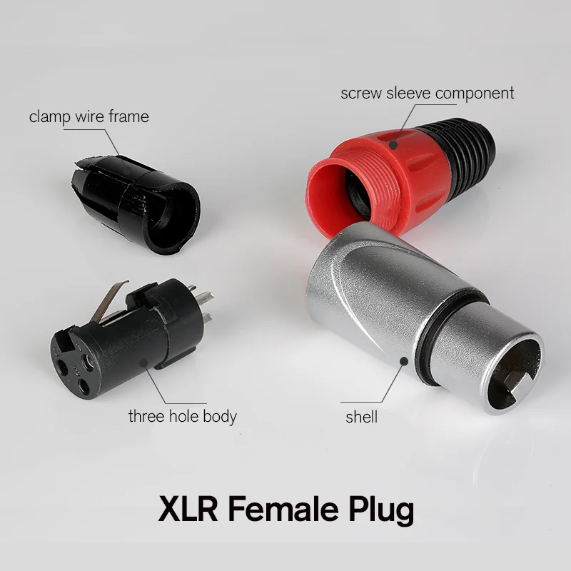 Soundking новый разъем XLR Посеребренный xlr Мужской Женский используется для микрофона