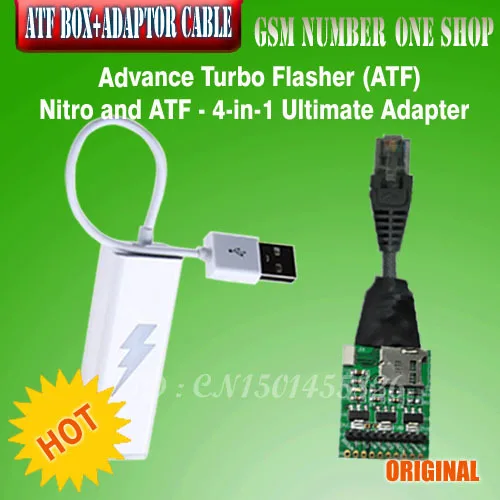 ATF Nitro box с активацией сети С Sl3 активация для Nokia + atf 4 в 1 адаптер Бесплатная