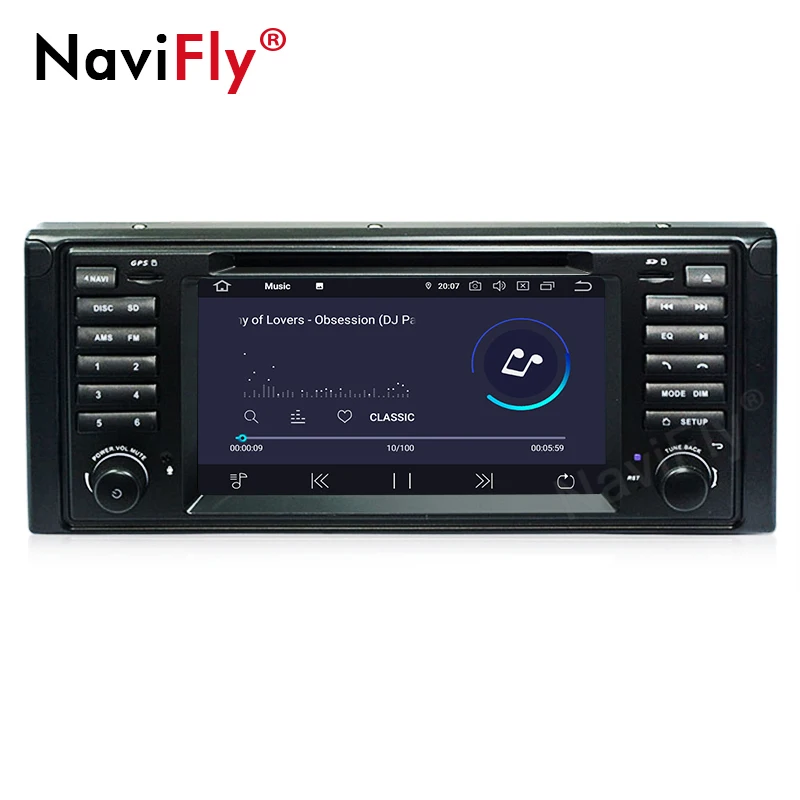 IPS DSP Android 9 0 4G Автомобильный GPS для BMW X5 E53 E39 DVD плеер стерео аудио навигация