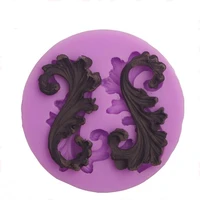 3d european pattern fondant cake molds soap chocolate mould for the kitchen baking tools cake decorating tools fm979