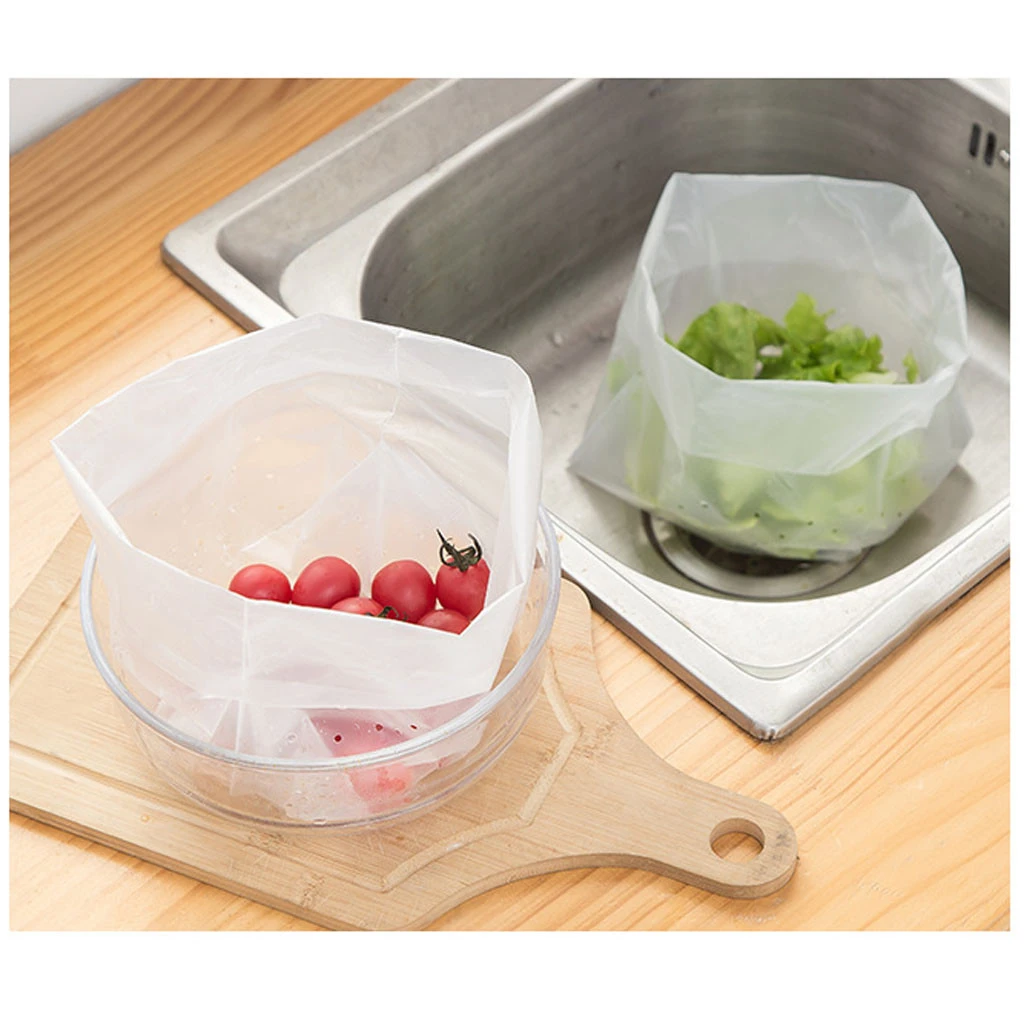 30 шт. белая креативная кухонная отдельная раковина вертикальные мешки для мусора