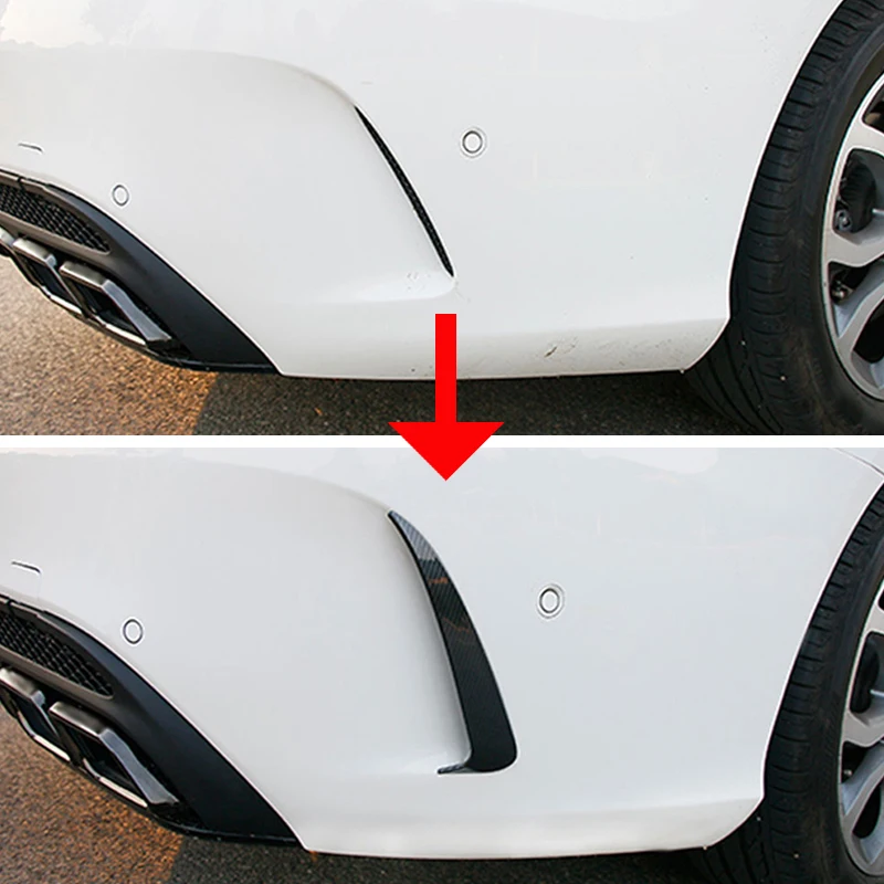 Задний бампер из углеродного волокна спойлер Крышка вентиляционного отверстия