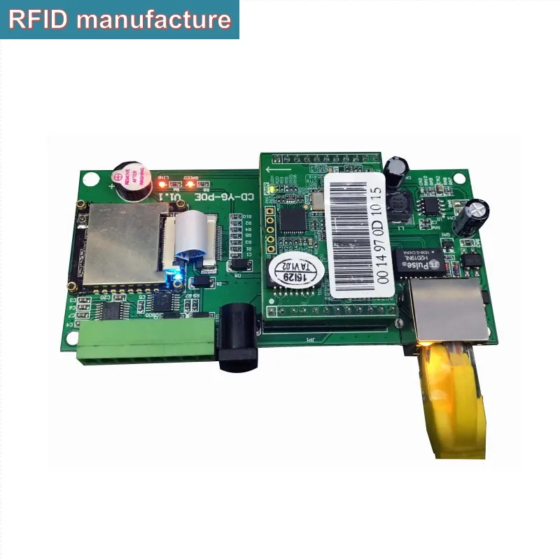 POE small UHF RFID reader module with poe tcp/ip rs232 wiegand26 wiegand34 for parking people access warehouse management | Безопасность