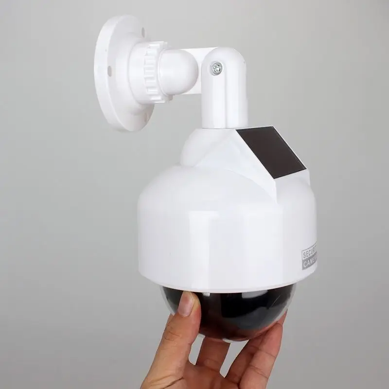Купольная поддельная камера видеонаблюдения с мигающим светодиодом на