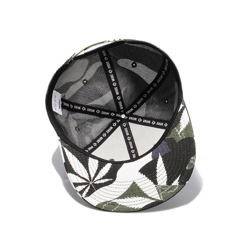 [WUKE] брендовая камуфляжная кепка с листьями Кепка Snapback головные уборы для мужчин