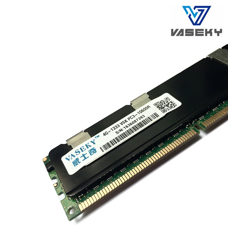 Vaseky 4 Гб настольная память DDR3 1333 МГц ECC REG 10600R поддержка серверной памяти X58 X79 4G PC ram