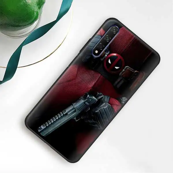 008 Черные силиконовые чехлы Marvel с супергероями Мстителями для Huawei Honor Y5 Y6 Y7 Y9 Y9 P30 Pro Honor 20 Pro, чехол для телефона - Цвет: 008