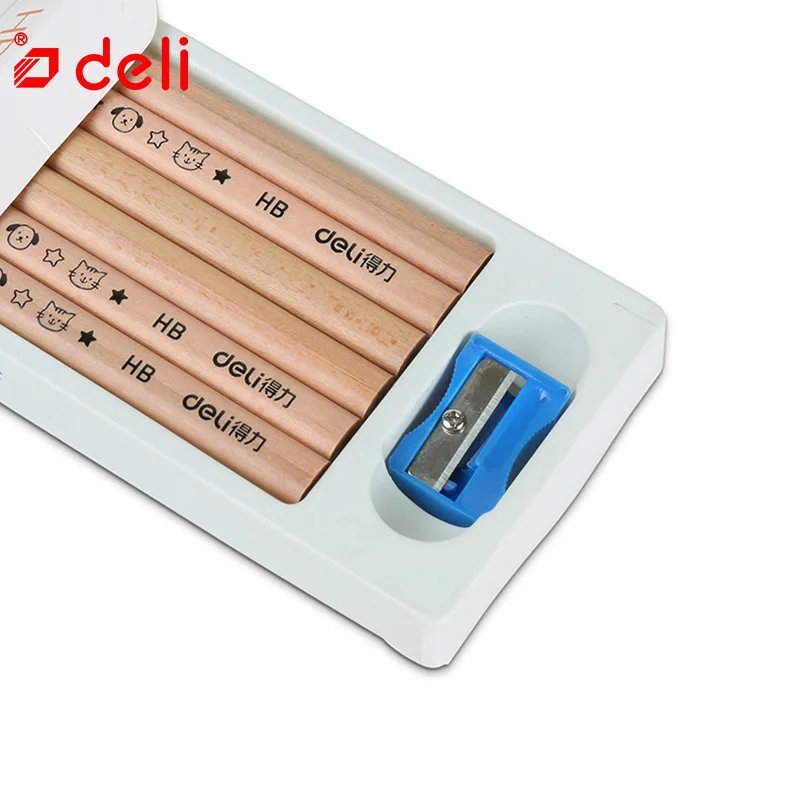 Deli 6 ⑤ кор. HB карандаши для студентов официанты школьные канцелярские