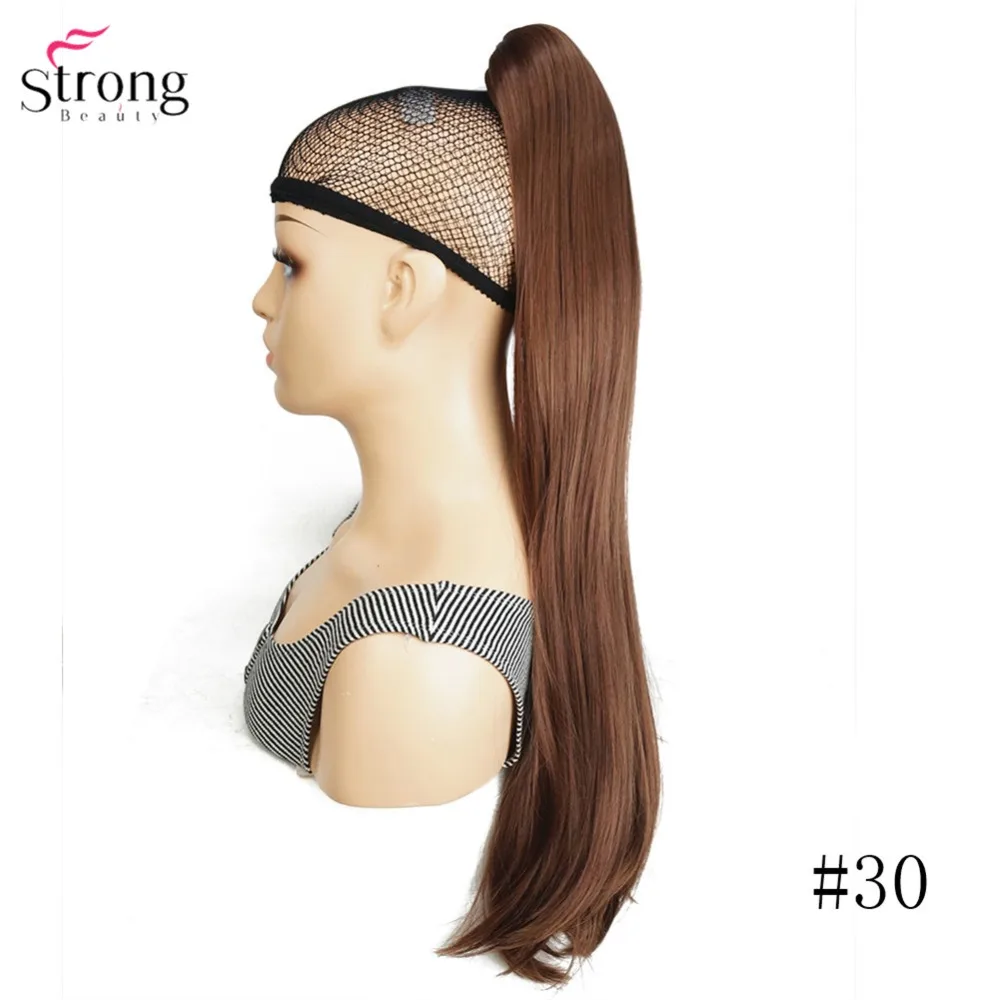 StrongBeauty коготь клип конский хвост длинные прямые шиньоны синтетические волосы для наращивания