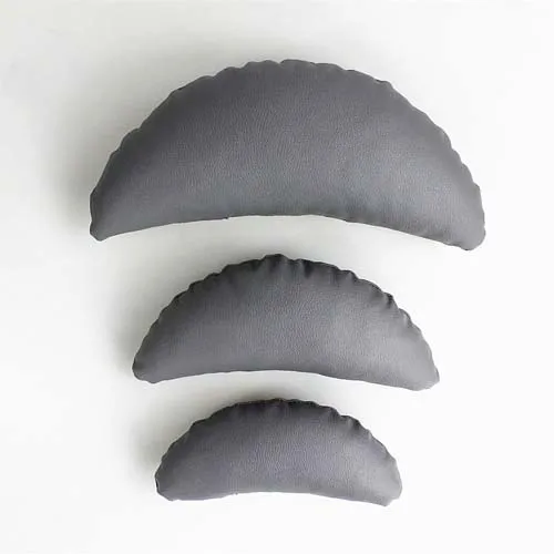 3pcs grey Новорожденная фотография подставка для фотографий позирует Bebe обертывания спальная Подушка Детские пеленальные одеяла - Цвет: 3pcs grey