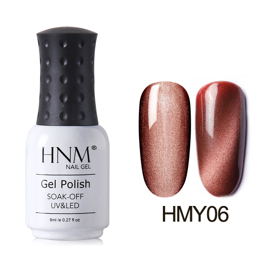 HMY06 HNM 8 мл алмазный кошачий глаз уф-гель для ногтей хамелеон 5D широкий магнитный Galaxy гибридный лак краска DIY гель лак эмаль - Цвет: HMY06