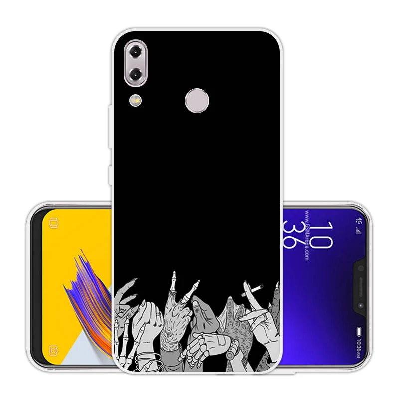 Для Asus Zenfone 5z ZS620KL прозрачный чехол из ТПУ для 5 ZE620KL Ультратонкий силиконовый |