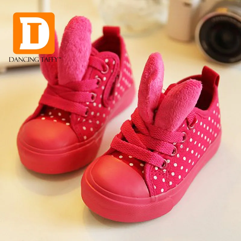 Новые 2015 Осень Дети Обувь Модные милый кролик обувь для девочек принцессы