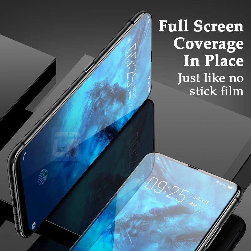 9D полное покрытие из закаленного стекла для VIVO Nex 2 Y95 Y91 K1 X27 V11i X21S X23 Y85 V9 X21 IQOO полное клеевое защитное стекло