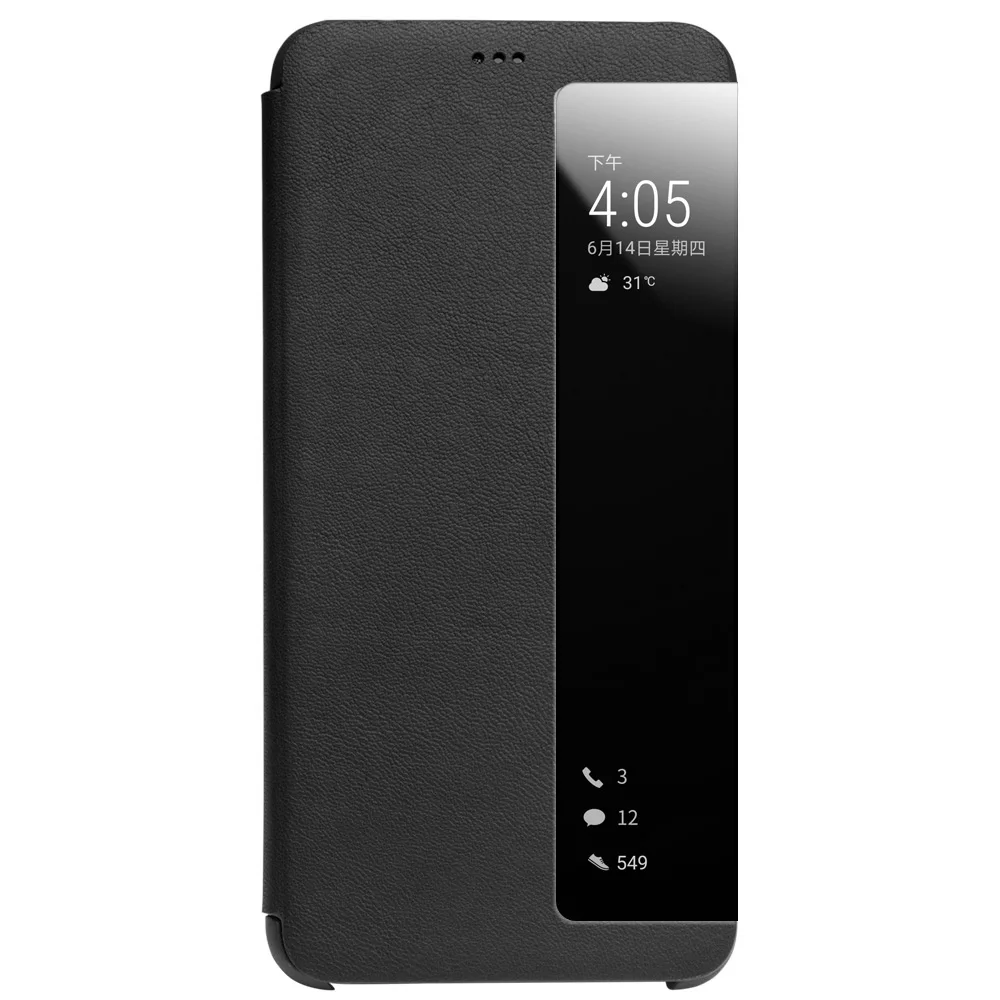 Чехол книжка QIALINO из натуральной кожи в деловом стиле для Huawei Ascend P20 Pro 5 8/6 1