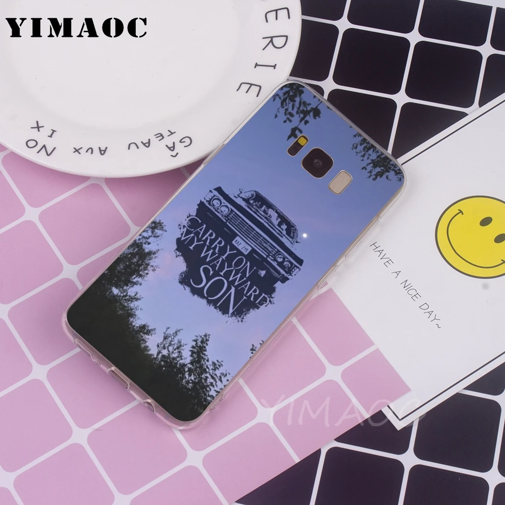 YIMAOC Supernatural SPN Soft TPU Case for Galaxy j3 j5 j6 j7 A5 2016 2017 A6 A9 2018 Note 8 9 S7 edge S8 S9 S10 Plus S10e Cover |