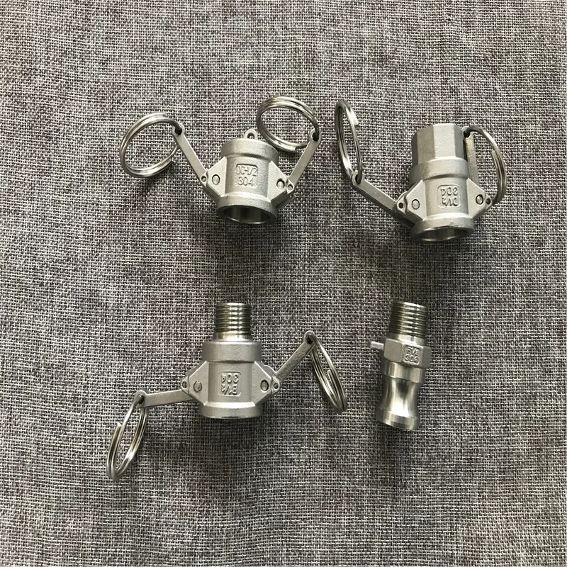 304 из нержавеющей стали Homebrew эксцентриковый запор адаптер 1/" NPT Barb Camlock быстрое отключение для шланговых насосов фитинги