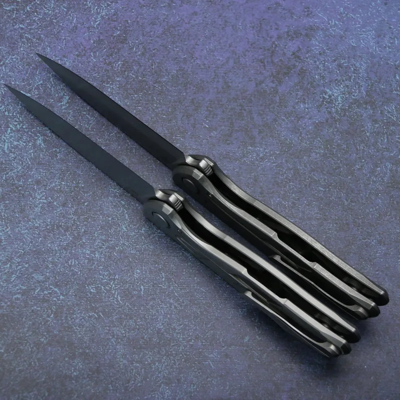 Складной нож KANEDIIA kH Flipper карманный кухонный резец из стали D2 с титановым