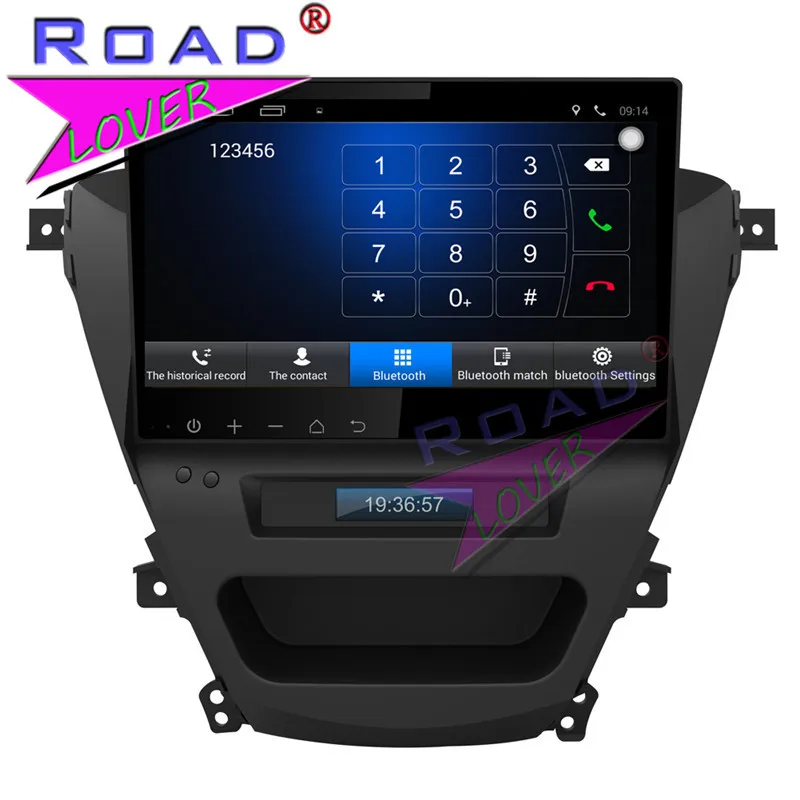 TOPNAVI Android 6 0 2G + 32GB 10 1 &quot1024*600 автомобильный медиа центр видео для Hyundai Elantra 2012 Стерео