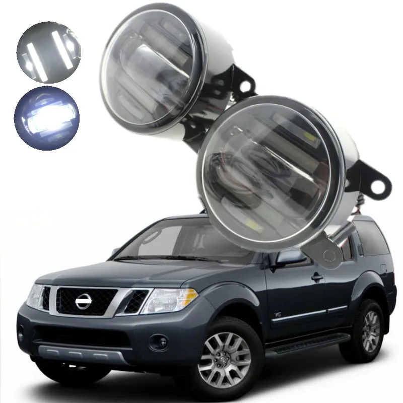 Для Nissan Pathfinder R51 2005-2010 2в1 18 Вт светодиодные противотуманные фары белые светящиеся